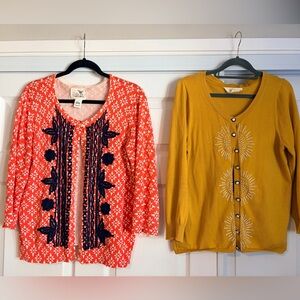 Anthropologie cardigan bundle 🌼